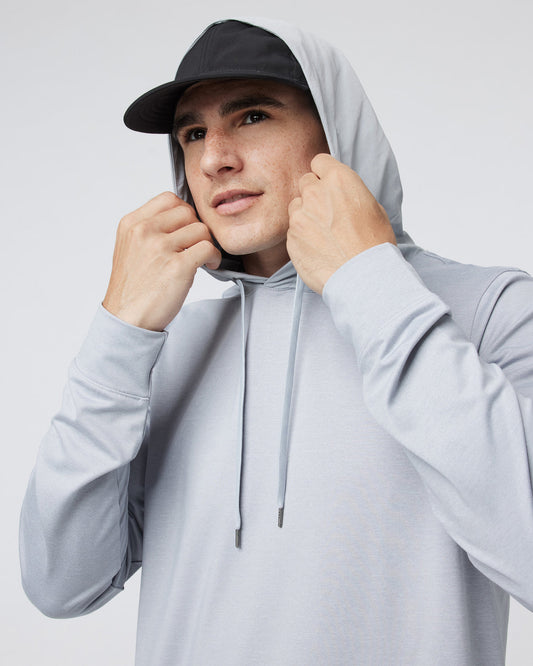 Men Vuori Sunday Element Hoodie Men's Platinum White Hoodie