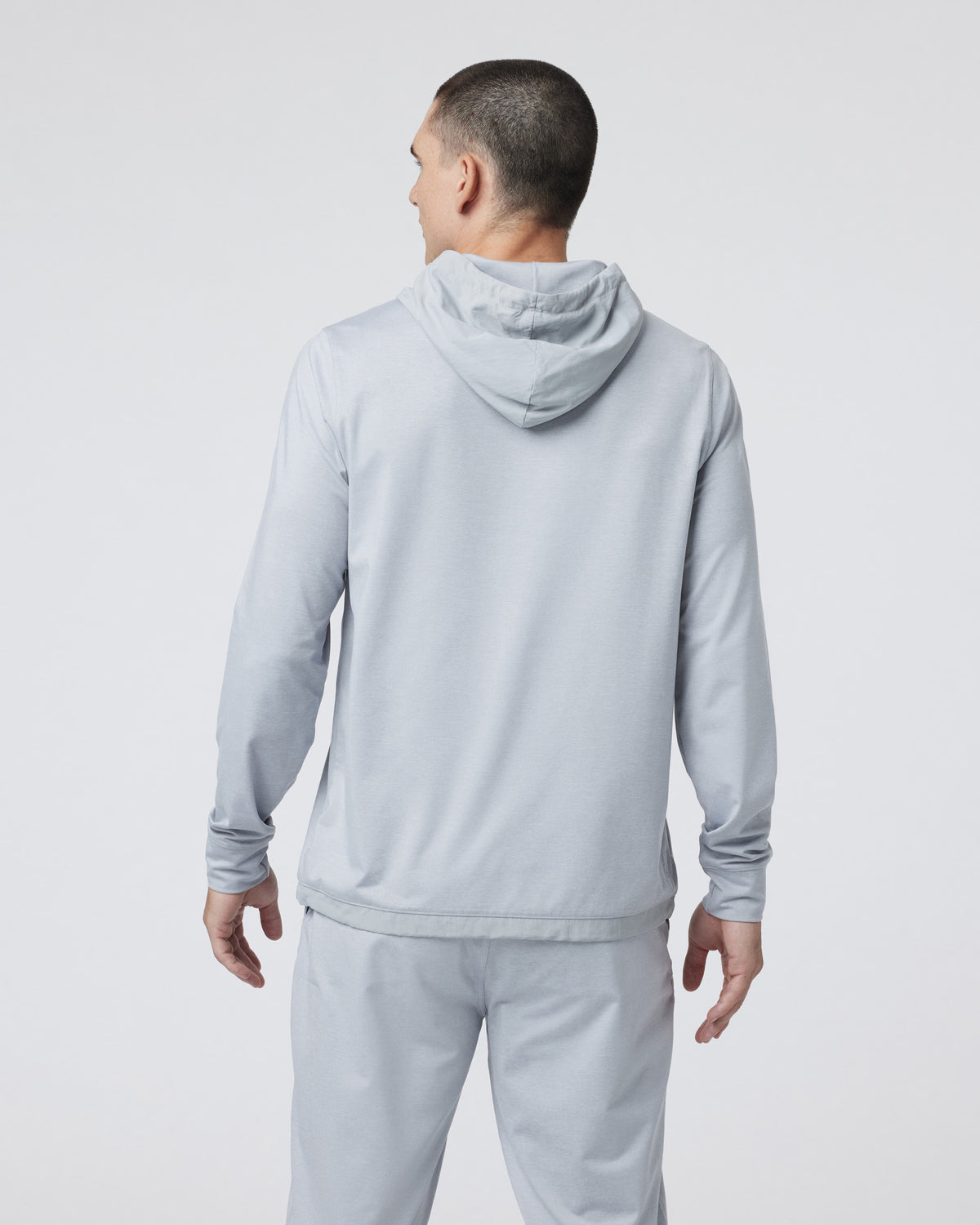Men Vuori Sunday Element Hoodie Men's Platinum White Hoodie