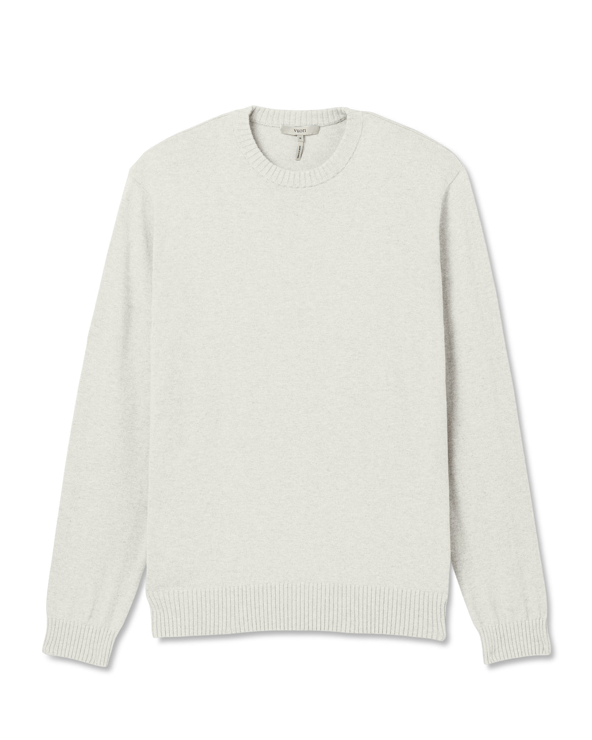 Men Vuori Fluent Sweater Men's Winter Grey Cashmere Sweater