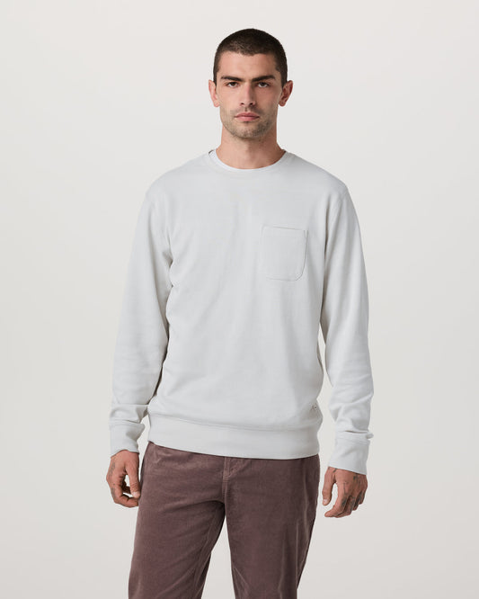 Men Vuori Jeffreys Crew 2.0 Men's Winter Grey Heather Pullover