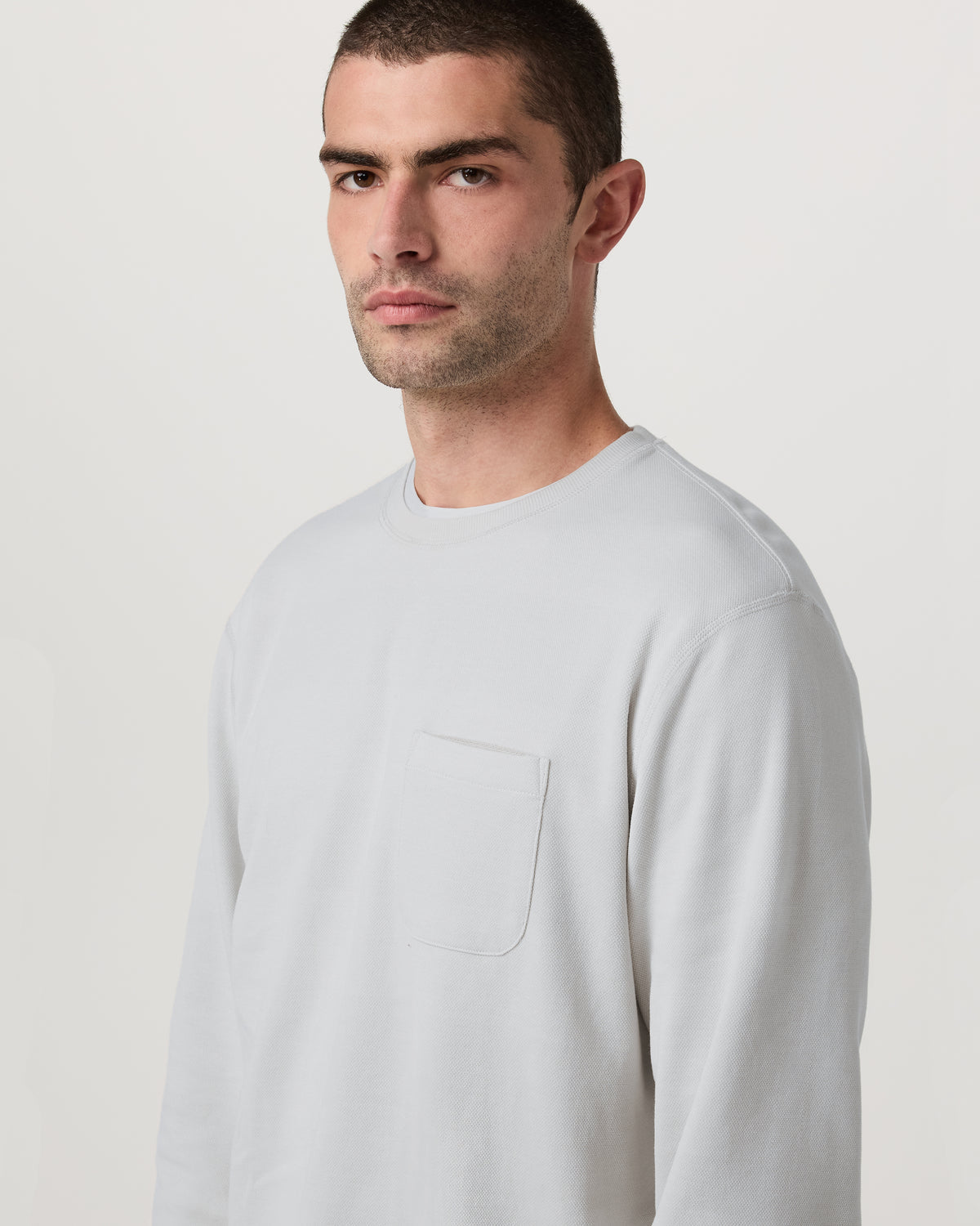 Men Vuori Jeffreys Crew 2.0 Men's Winter Grey Heather Pullover