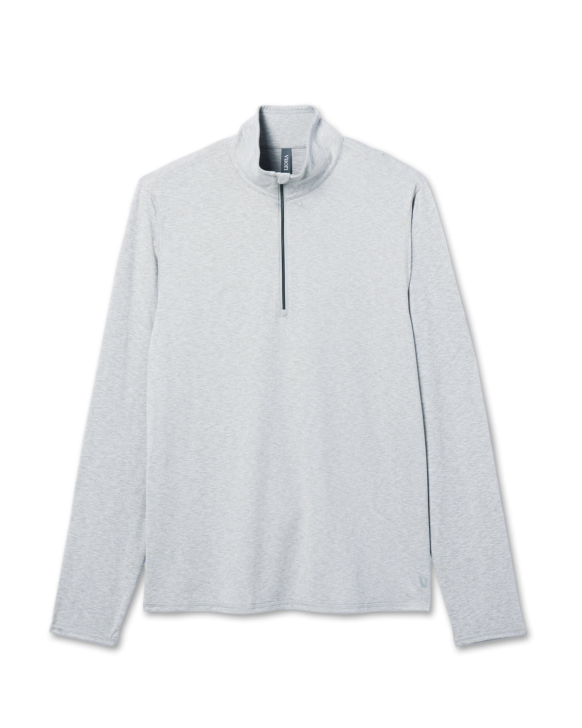 Men Vuori Ease Performance Half Zip 2.0 Light Heather Grey