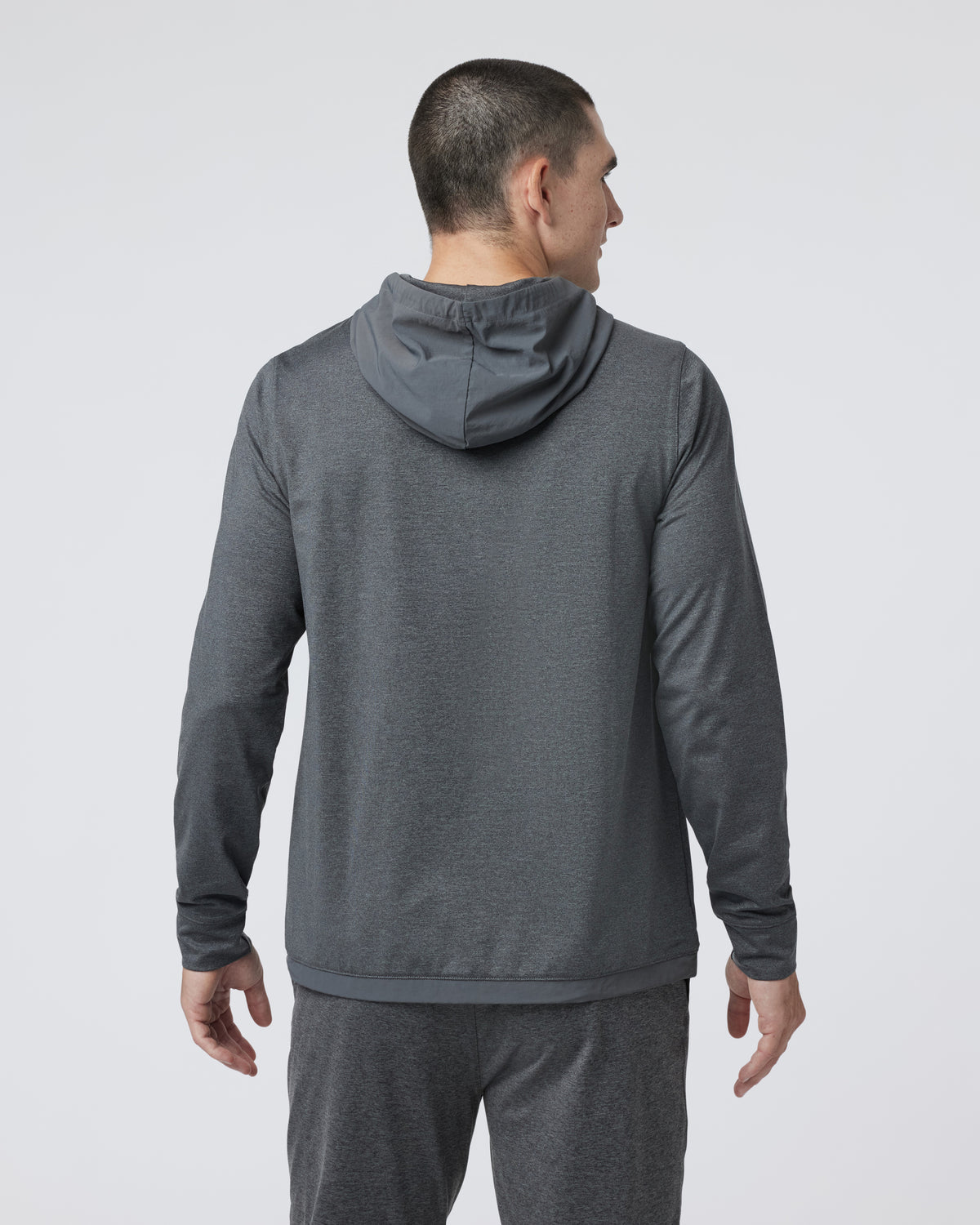 Men Vuori Sunday Element Hoodie Charcoal Heather