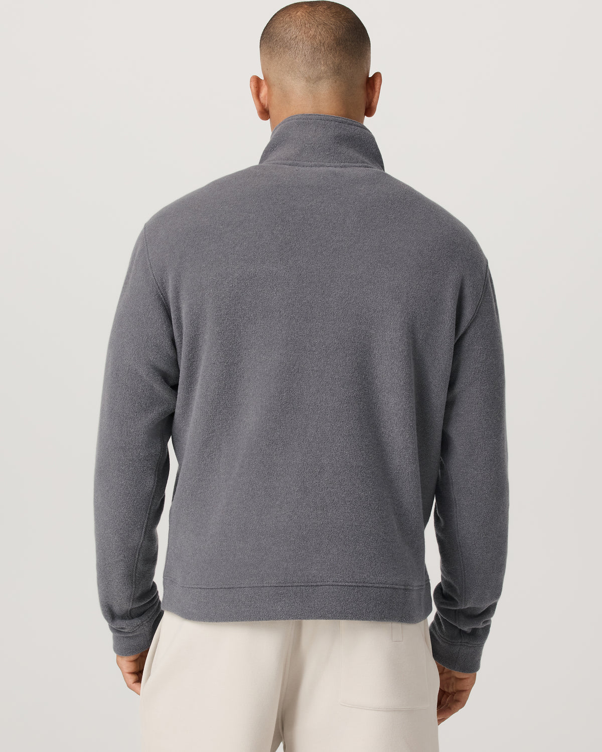 Men Vuori Beach Fleece 1/2 Zip - Relaxed Pinecone Heather Pullover