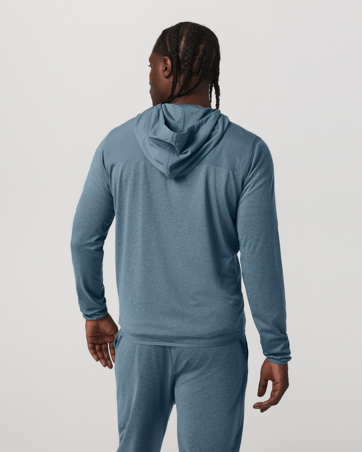 Men Vuori Sunday Element Jacket Men's Smoke Blue Heather Jacket
