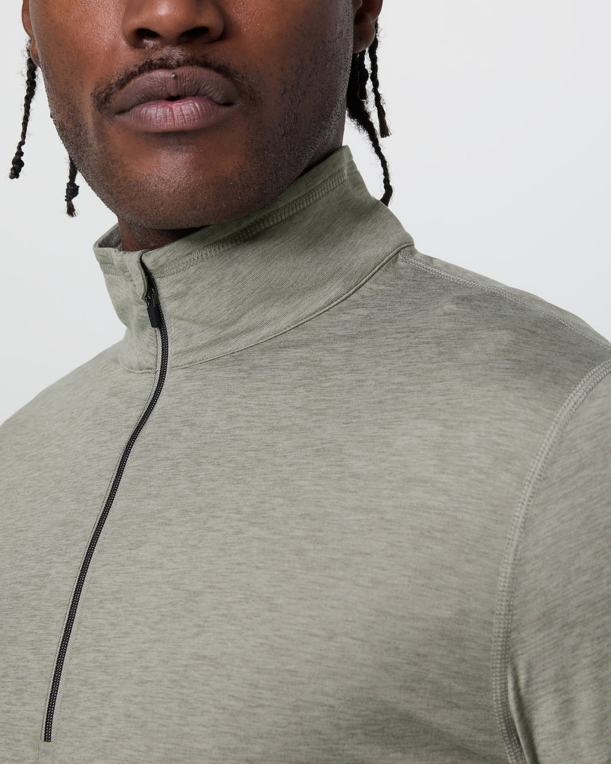 Men Vuori Ease Performance Half Zip 2.0 Laurel Heather