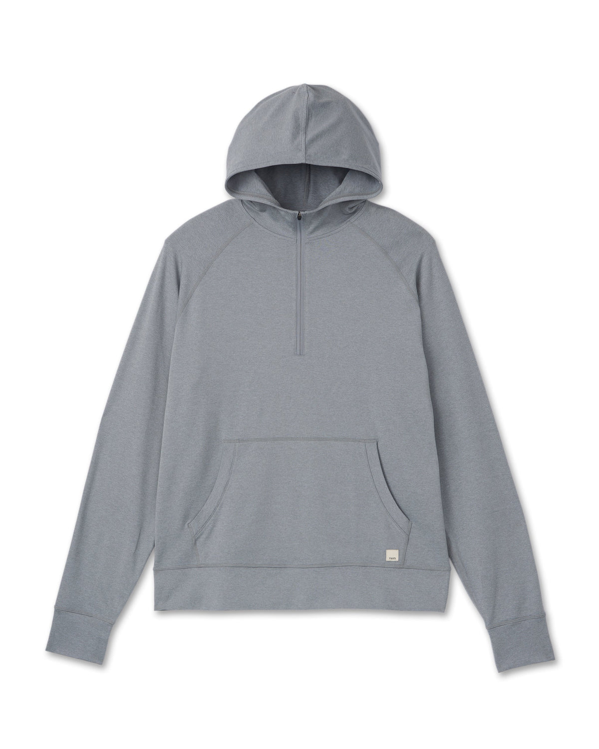 Men Vuori Ponto Performance Half Zip Hoodie Steel Heather