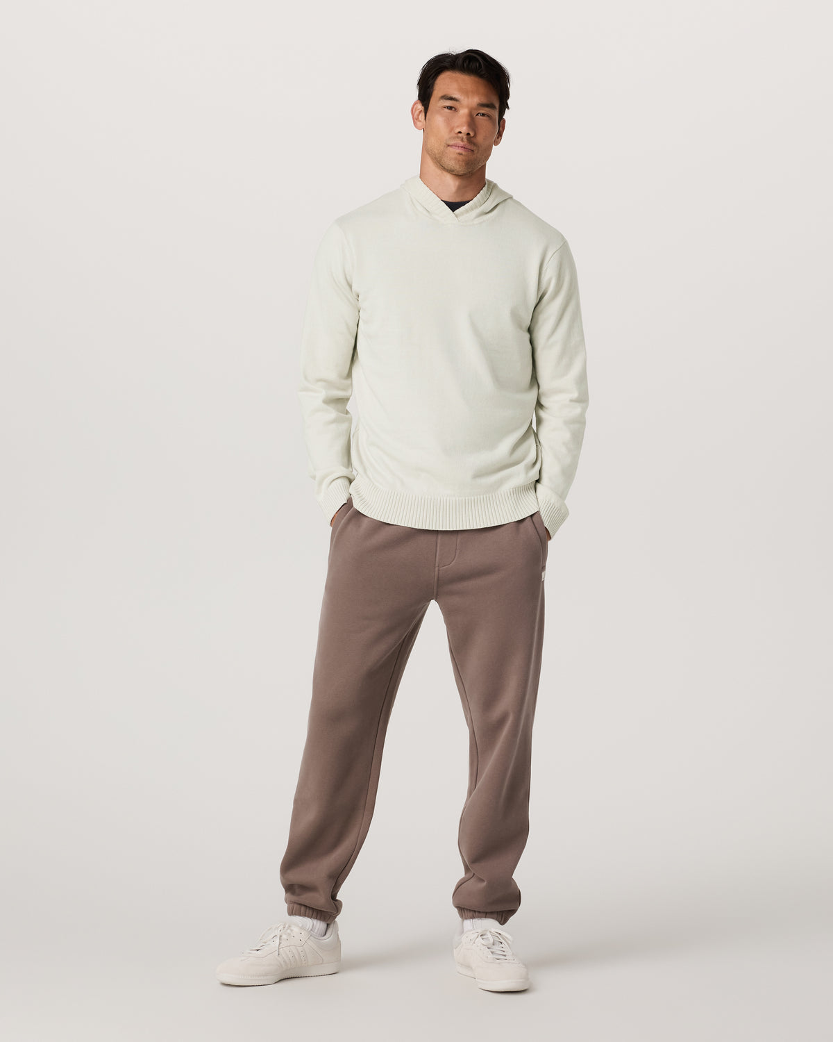 Men Vuori Fluent Sweater Hoodie Men's Winter Grey Cashmere Hoodie