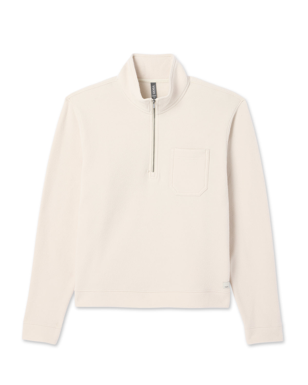 Men Vuori Beach Fleece 1/2 Zip - Relaxed Bone Heather Pullover
