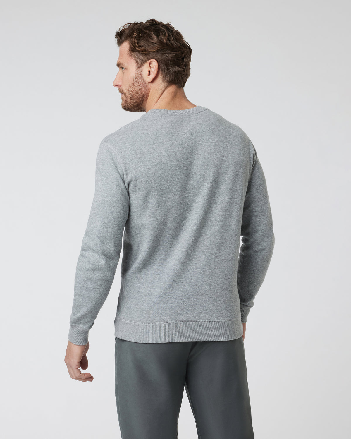 Men Vuori Jeffreys Pullover Heather Grey Pullover Clothing