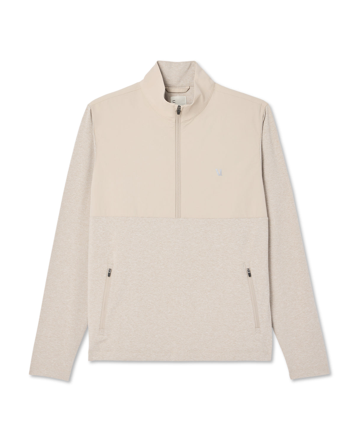 Men Vuori Sunday Element 1/2 Zip Men's Toast Heather Pullover