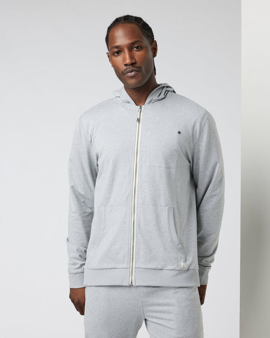Men Vuori Coronado Hoodie Men's Heather Grey Hoodie