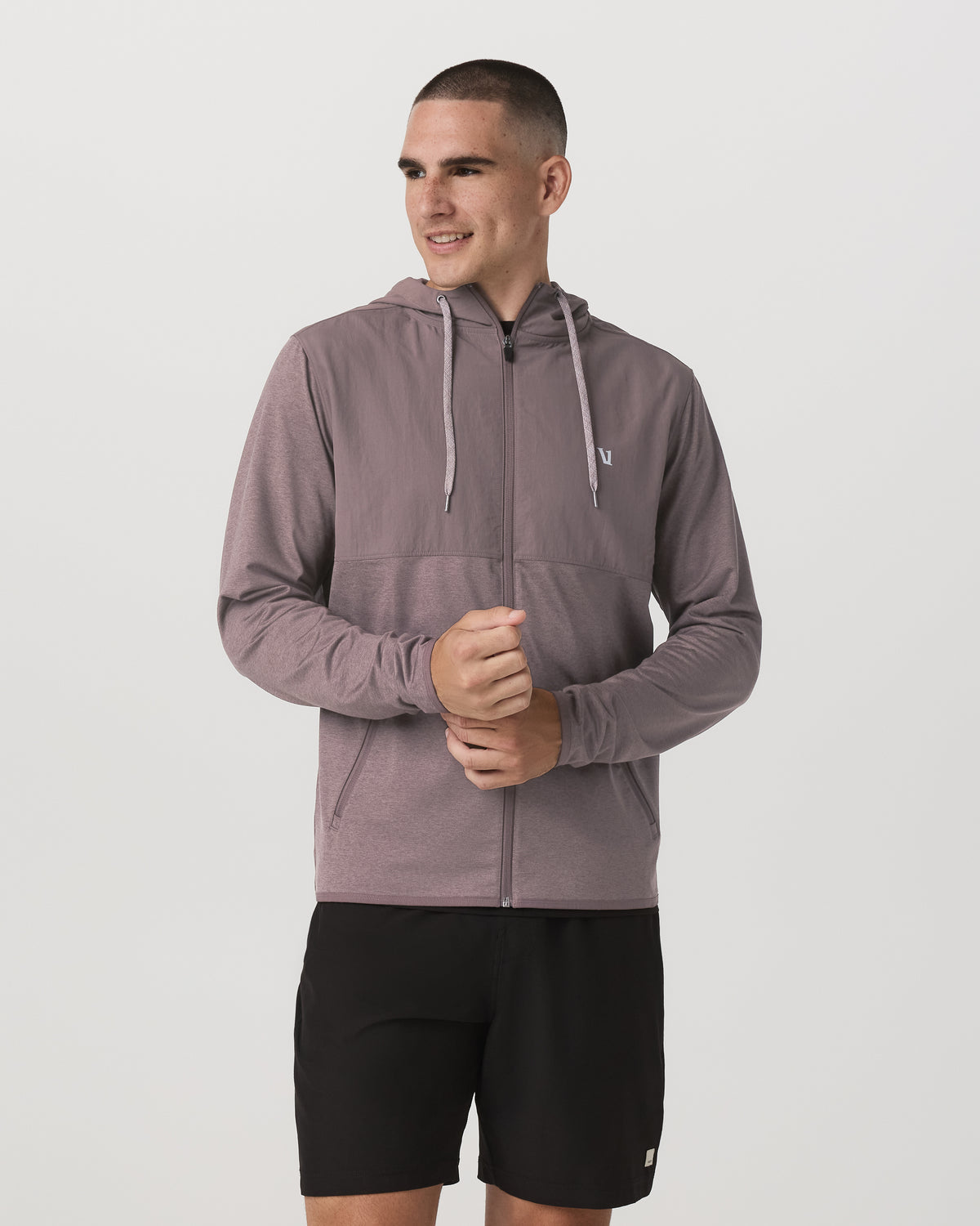 Men Vuori Sunday Element Jacket Men's Huckleberry Heather Jacket