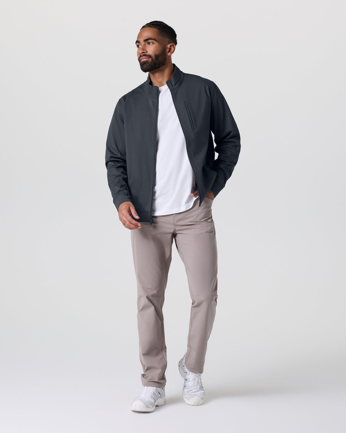 Men Vuori MetaAdapt Full Zip Navy