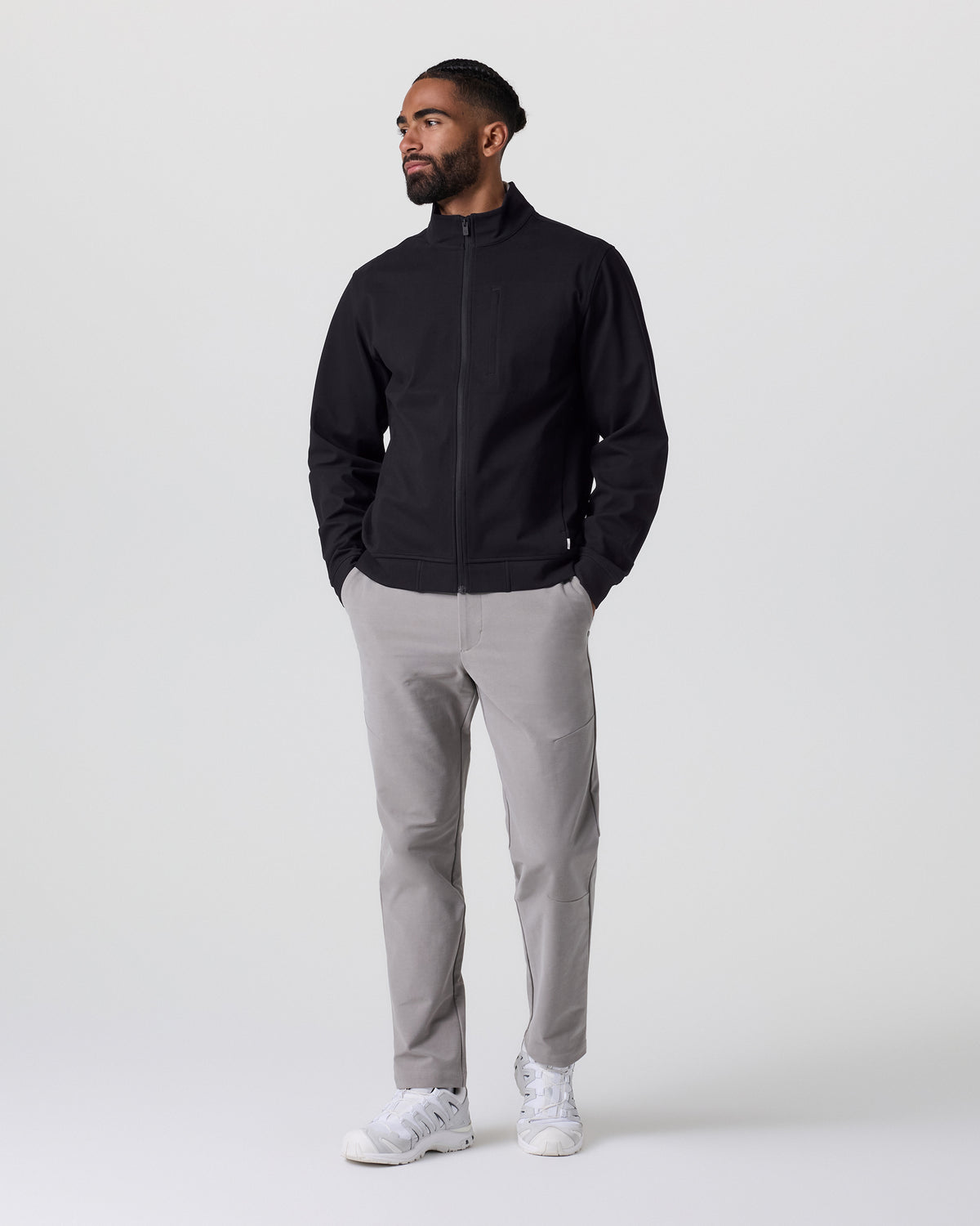 Men Vuori MetaAdapt Full Zip Black