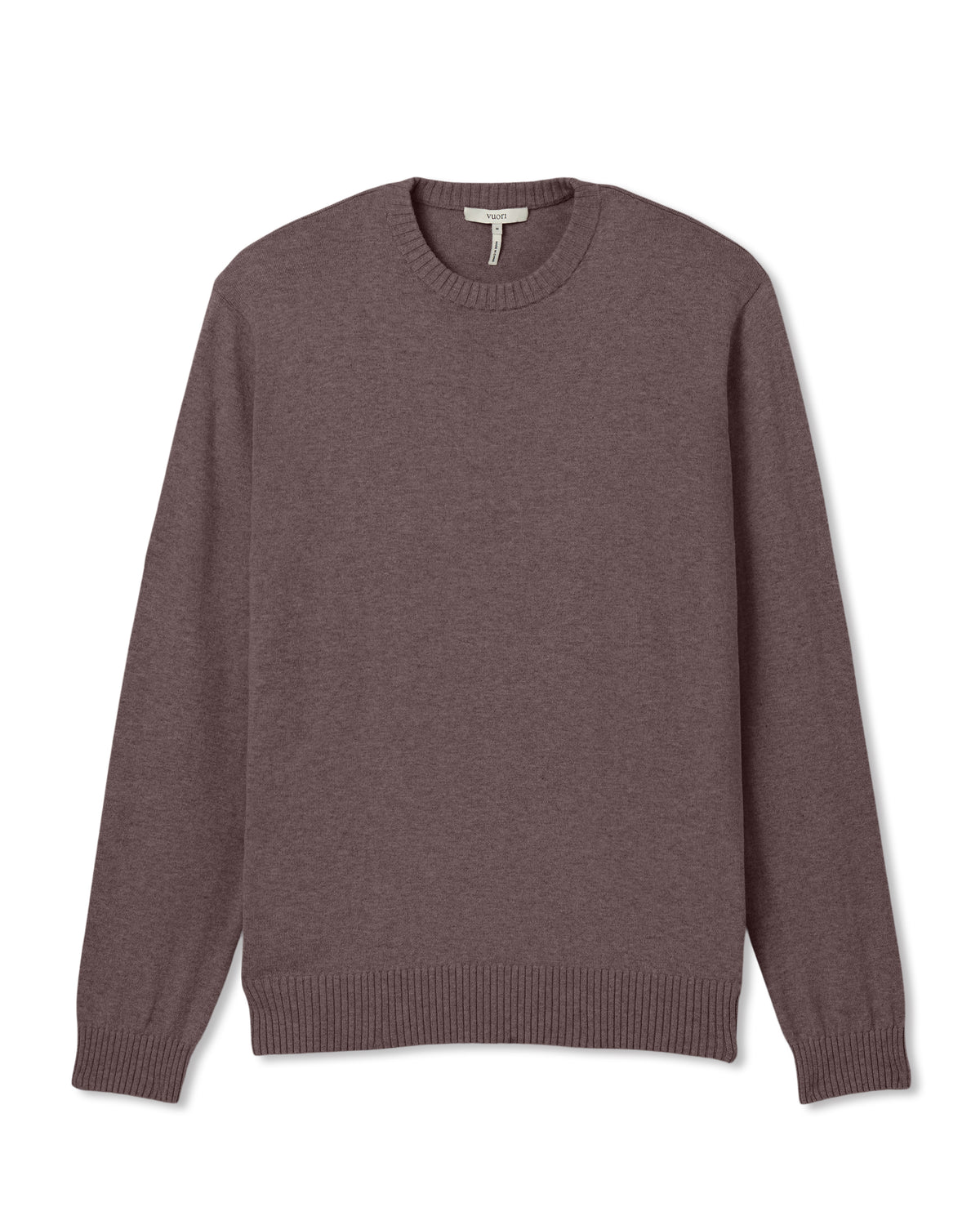 Men Vuori Fluent Sweater Men's Huckleberry Cashmere Sweater