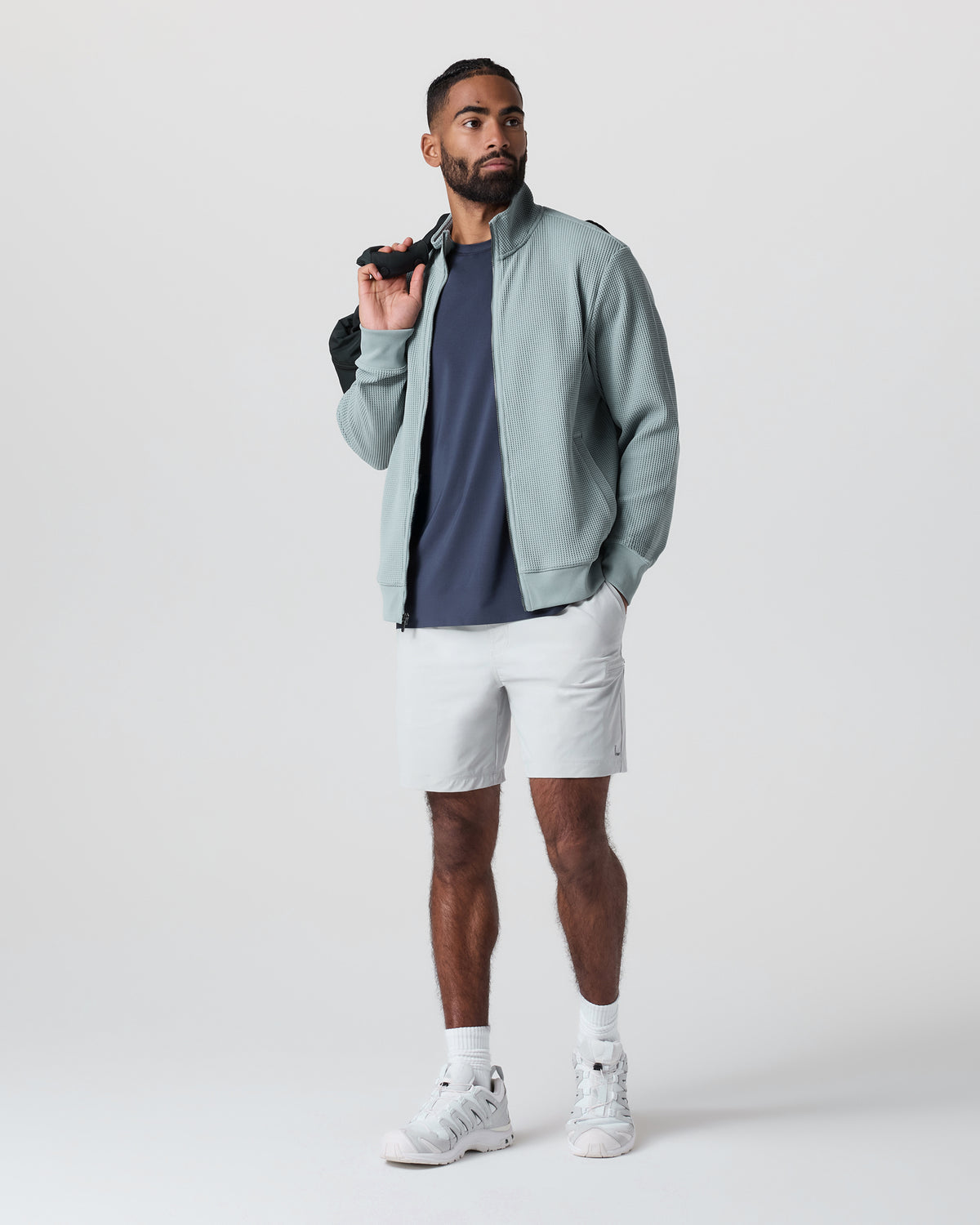 Men Vuori Jamestown Full Zip Mist