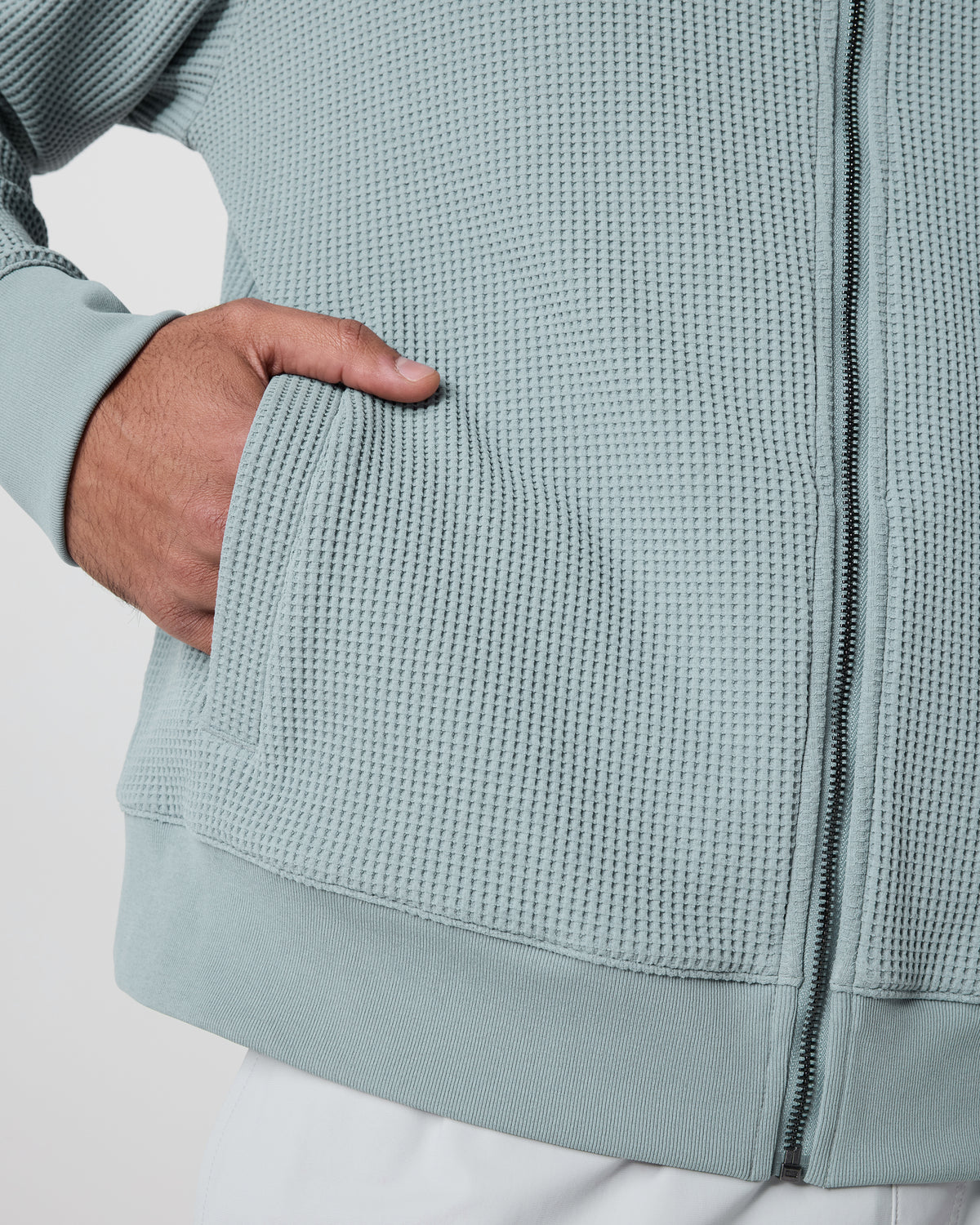Men Vuori Jamestown Full Zip Mist