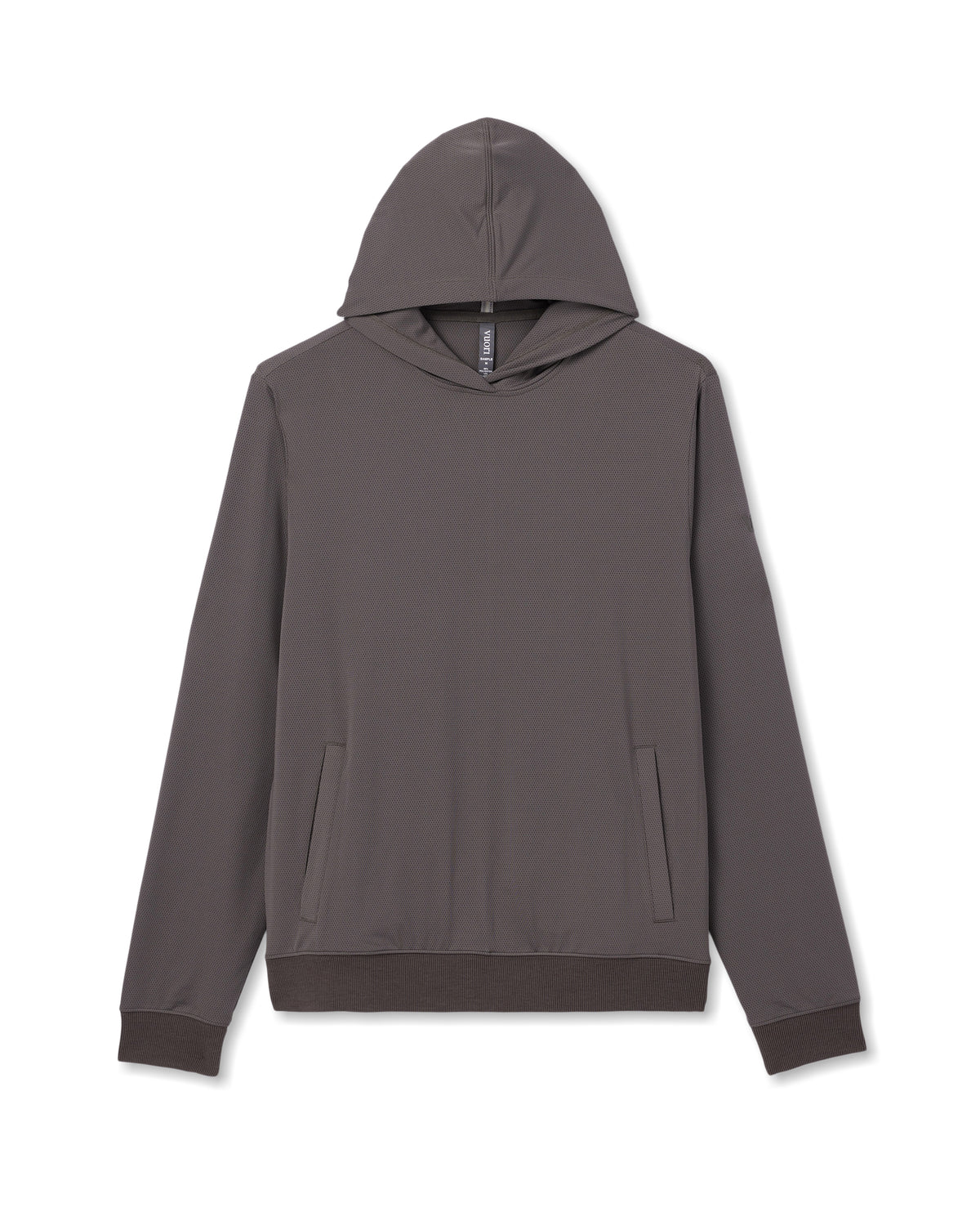 Men Vuori Double Mesh Hoodie Warm Grey