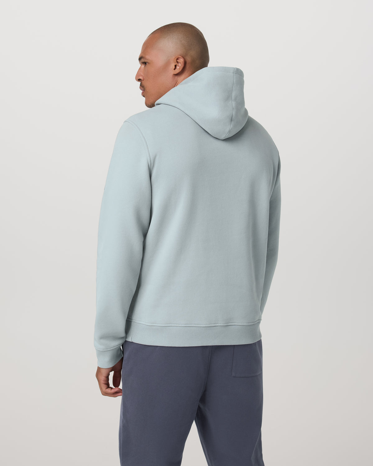 Men Vuori Seaside Pullover Hoodie Men's Blue Haze Pullover Hoodie