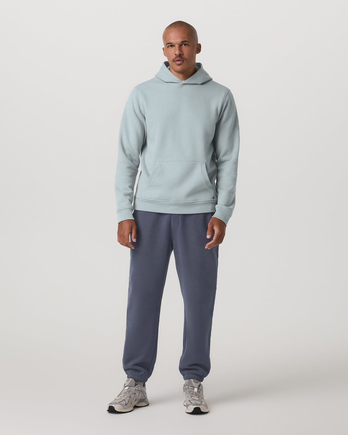 Men Vuori Seaside Pullover Hoodie Men's Blue Haze Pullover Hoodie
