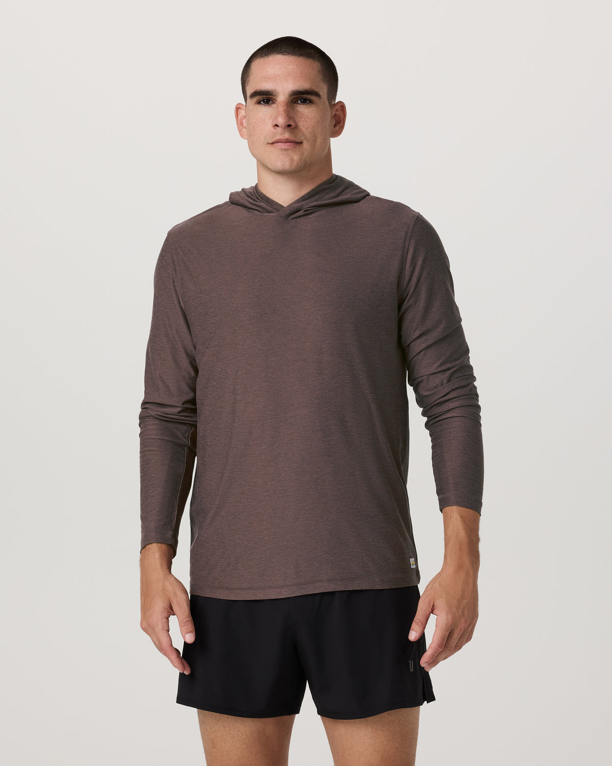 Men Vuori Strato Tech Hoodie Men's Huckleberry Heather Hoodie