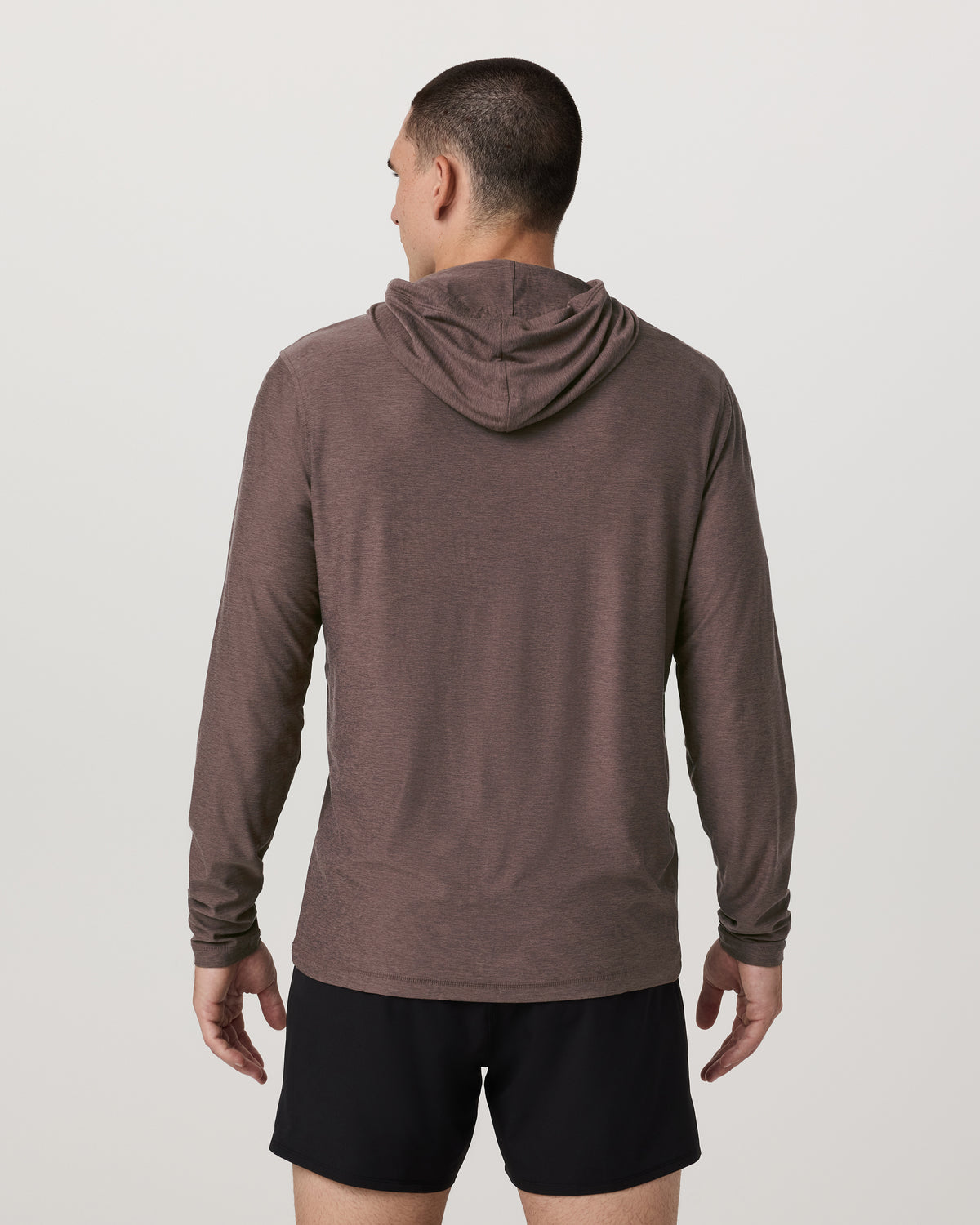 Men Vuori Strato Tech Hoodie Men's Huckleberry Heather Hoodie