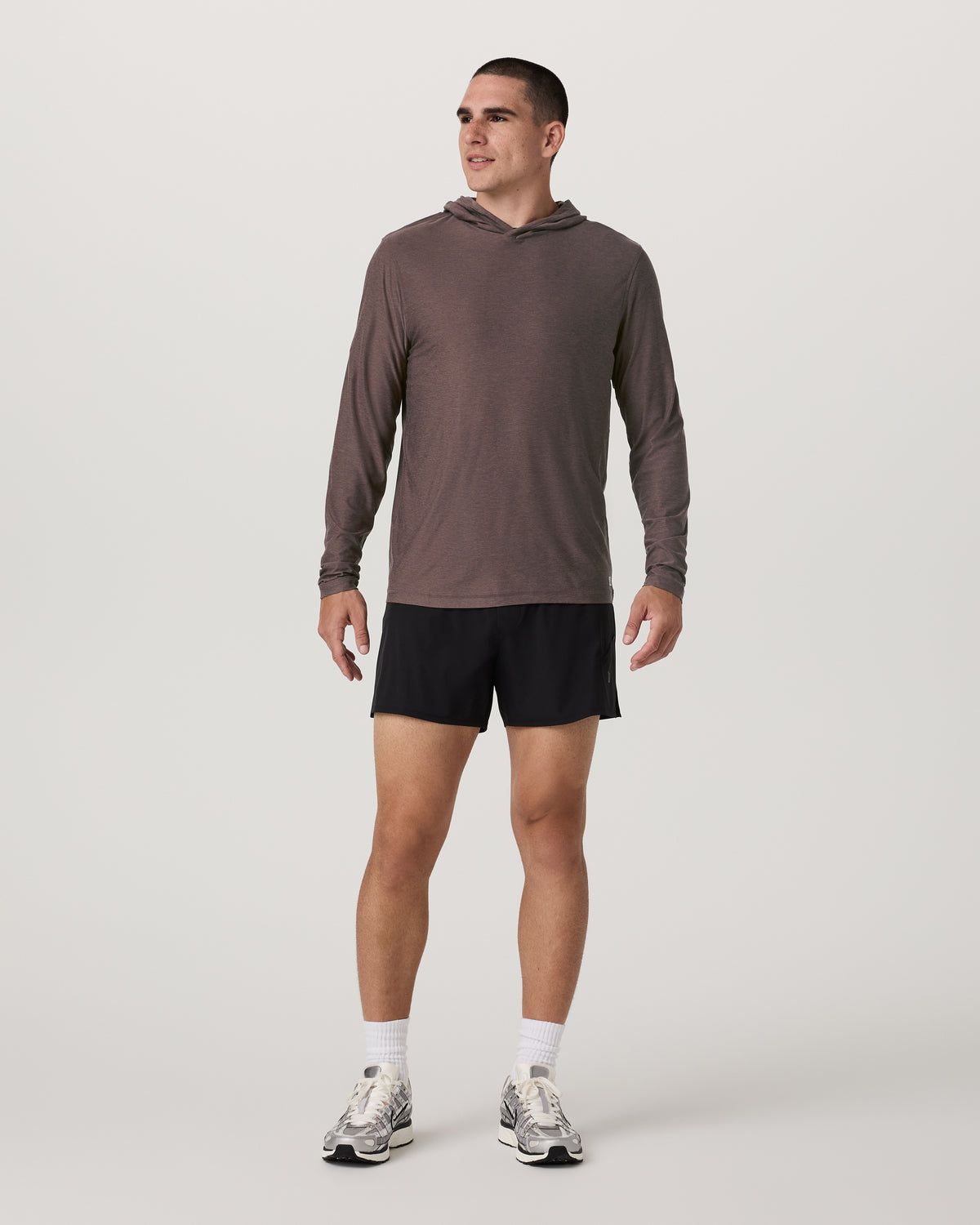 Men Vuori Strato Tech Hoodie Men's Huckleberry Heather Hoodie