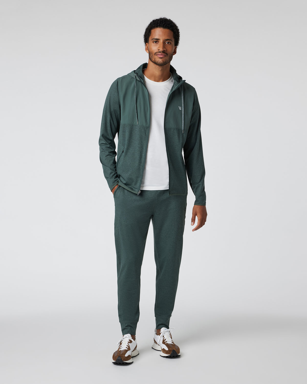 Men Vuori Sunday Element Jacket Aspen Heather Jacket