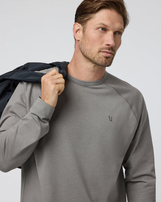 Men Vuori Coronado Crew Dolomite Heather