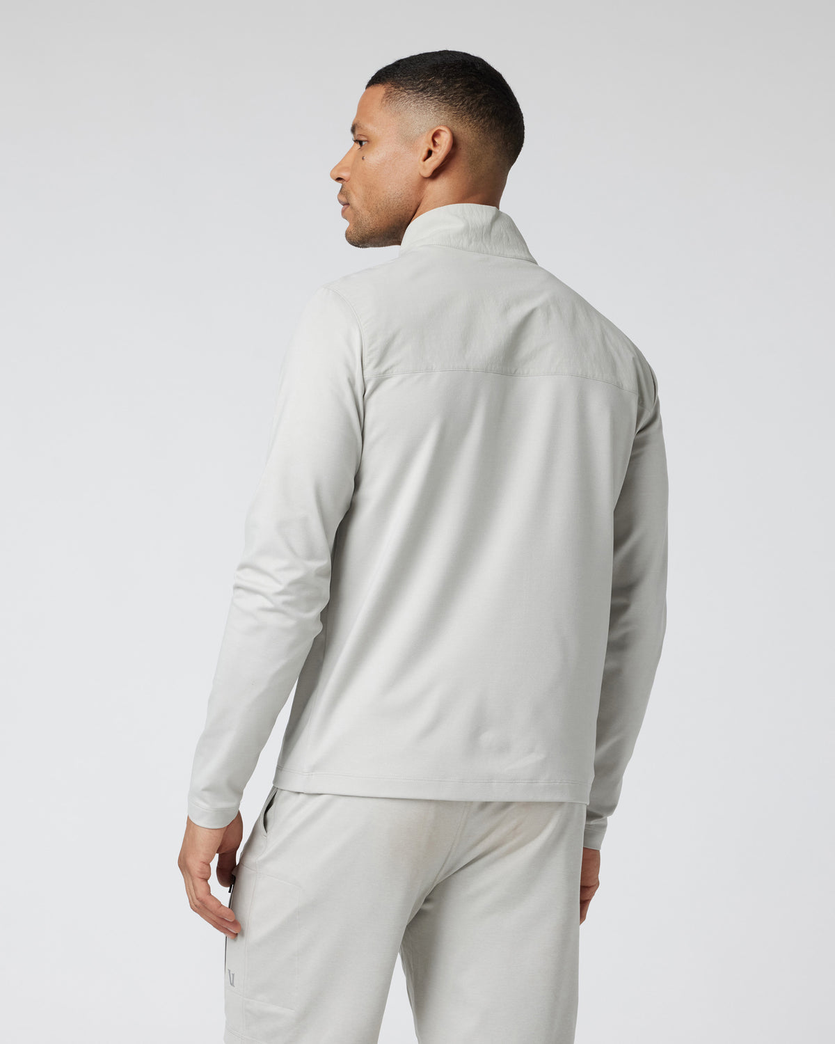 Men Vuori Sunday Element Track Jacket Vapor Heather