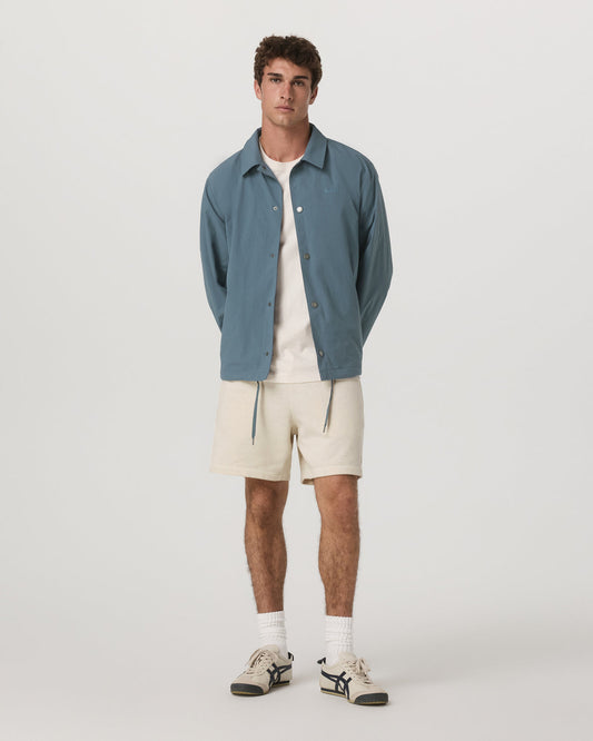 Men Vuori V1 Coach Jacket Men's Blue Sea Jacket