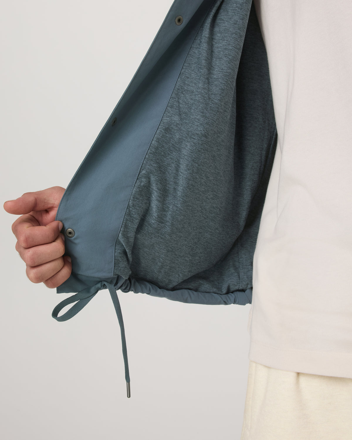 Men Vuori V1 Coach Jacket Men's Blue Sea Jacket