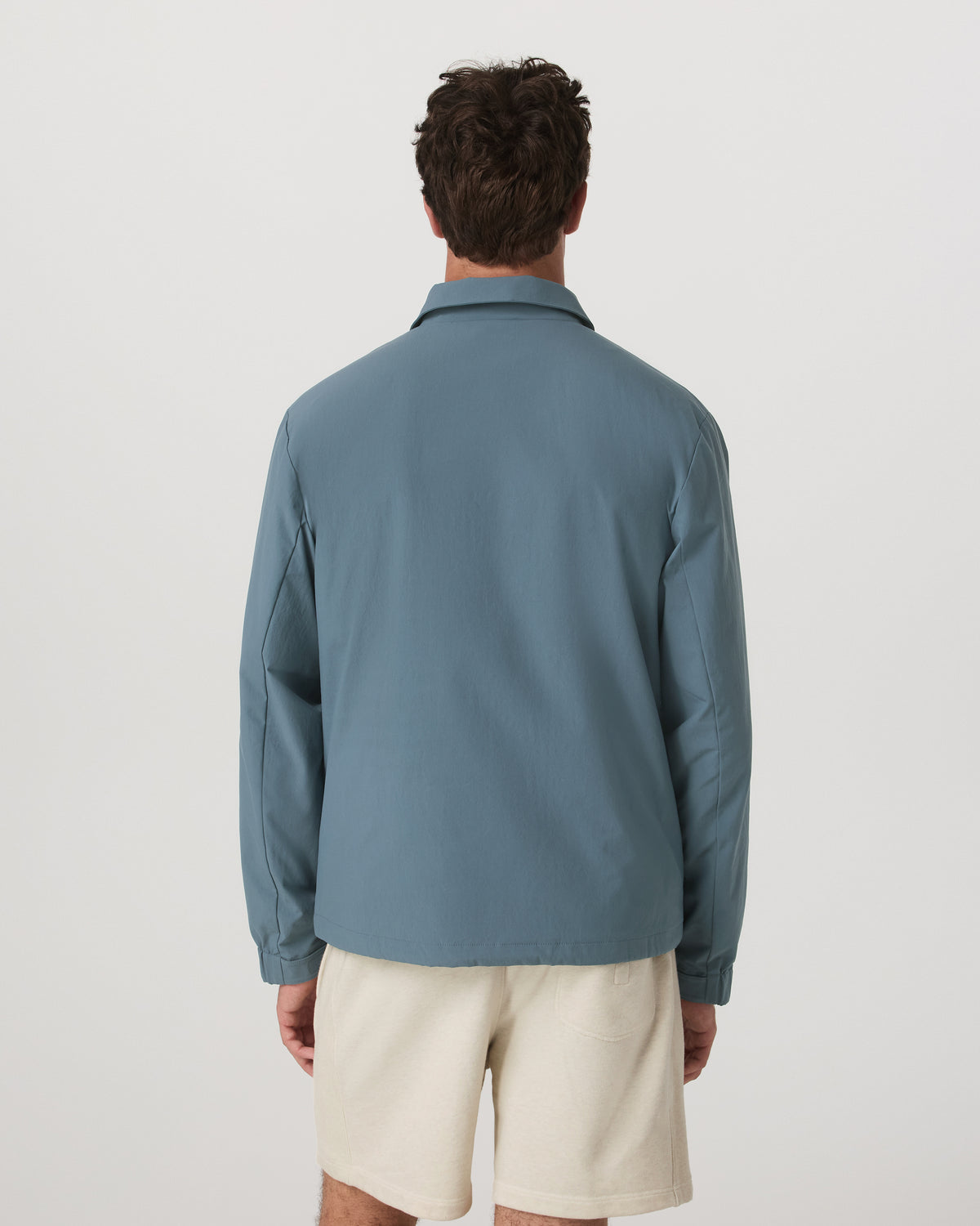 Men Vuori V1 Coach Jacket Men's Blue Sea Jacket