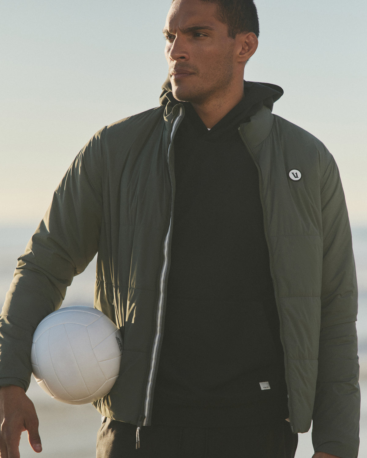 Men Vuori Echo Insulated Jacket 2.0 Men's River Rock Jacket