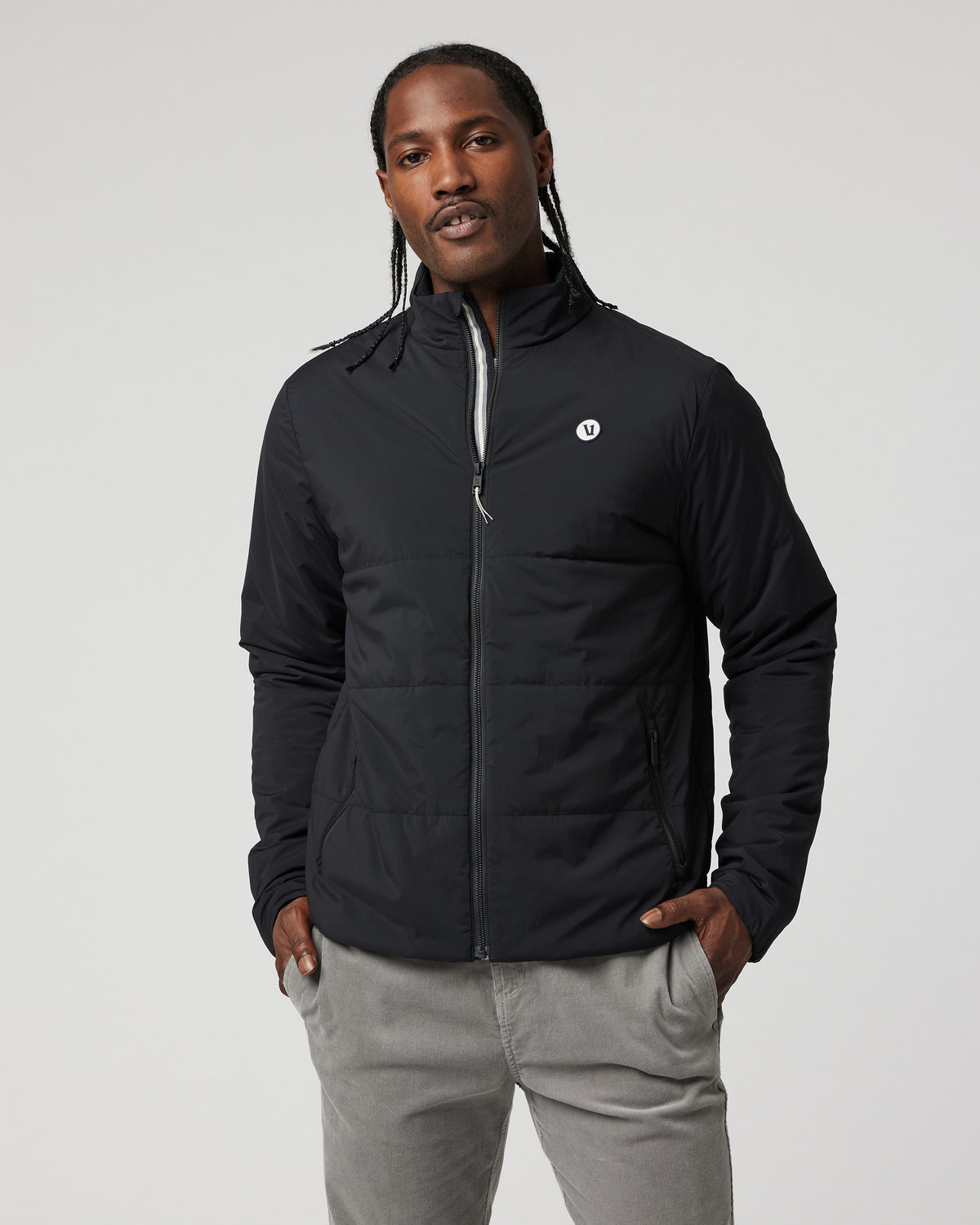 Men Vuori Echo Insulated Jacket 2.0 Black Lightweight Jacket