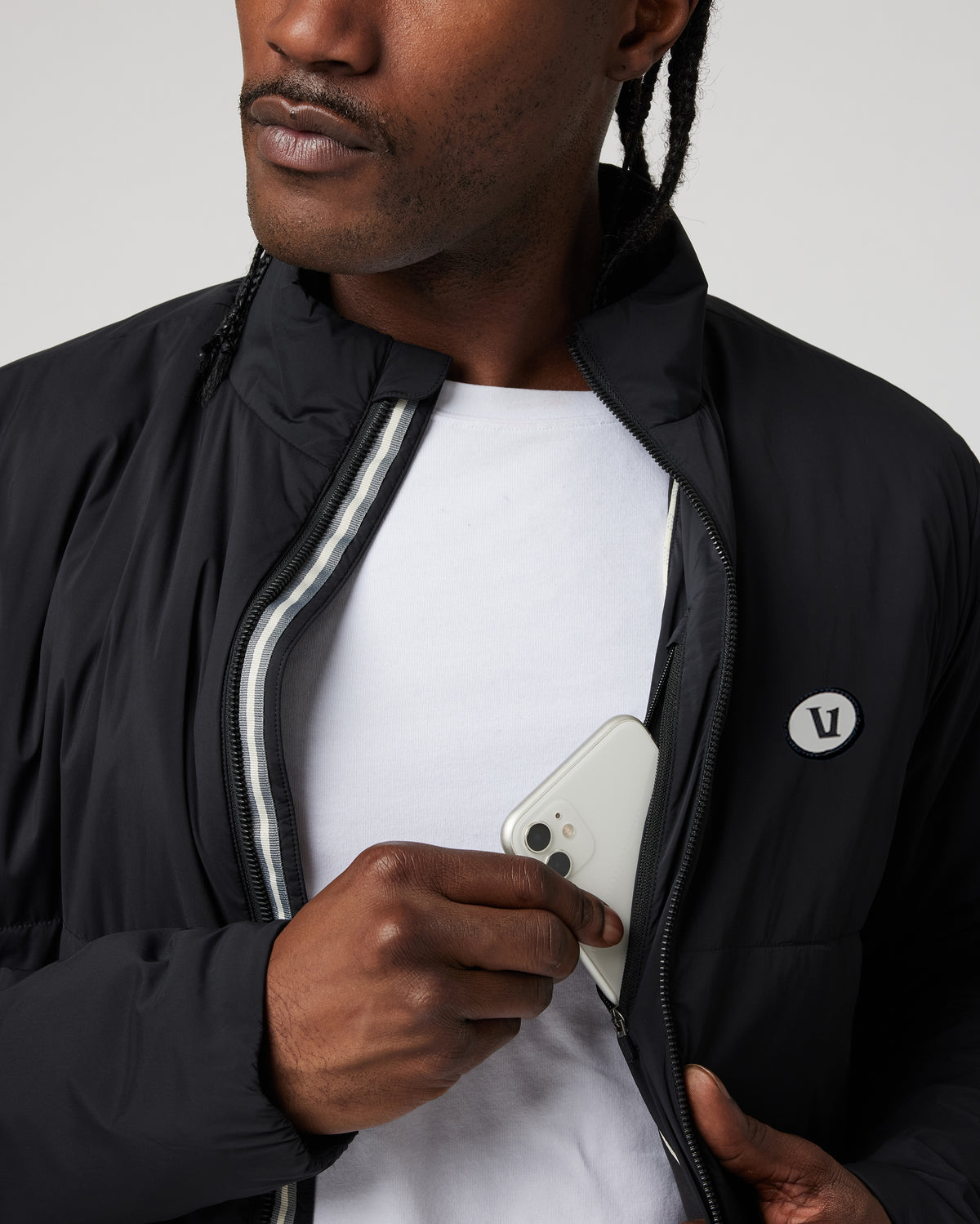Men Vuori Echo Insulated Jacket 2.0 Black Lightweight Jacket
