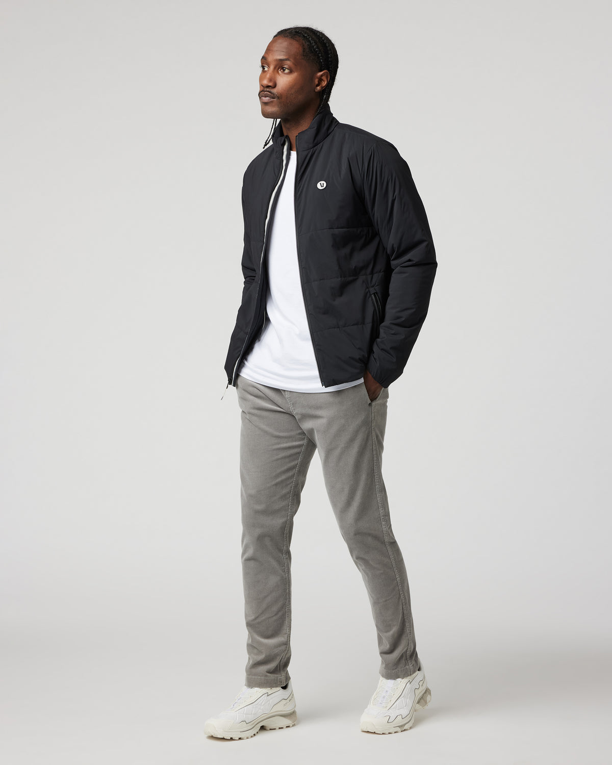 Men Vuori Echo Insulated Jacket 2.0 Black Lightweight Jacket