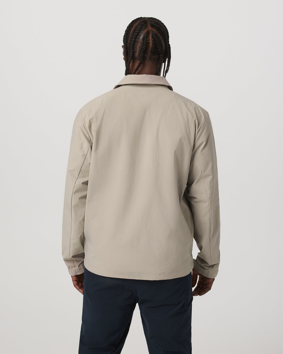 Men Vuori V1 Coach Jacket Men's Truffle Vintage Style Jacket