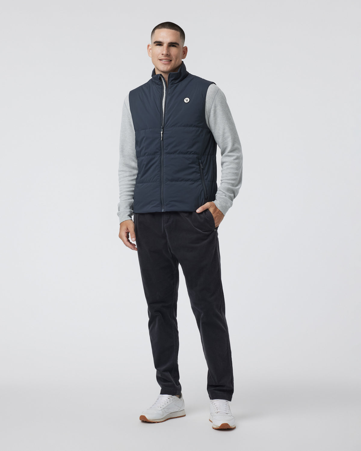 Men Vuori Echo Insulated Vest 2.0 Men's Navy Vest