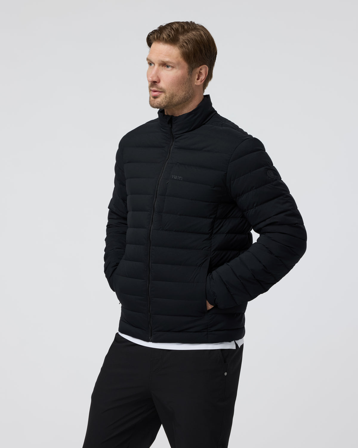 Men Vuori Steadfast Insulated Full Zip Jacket Black