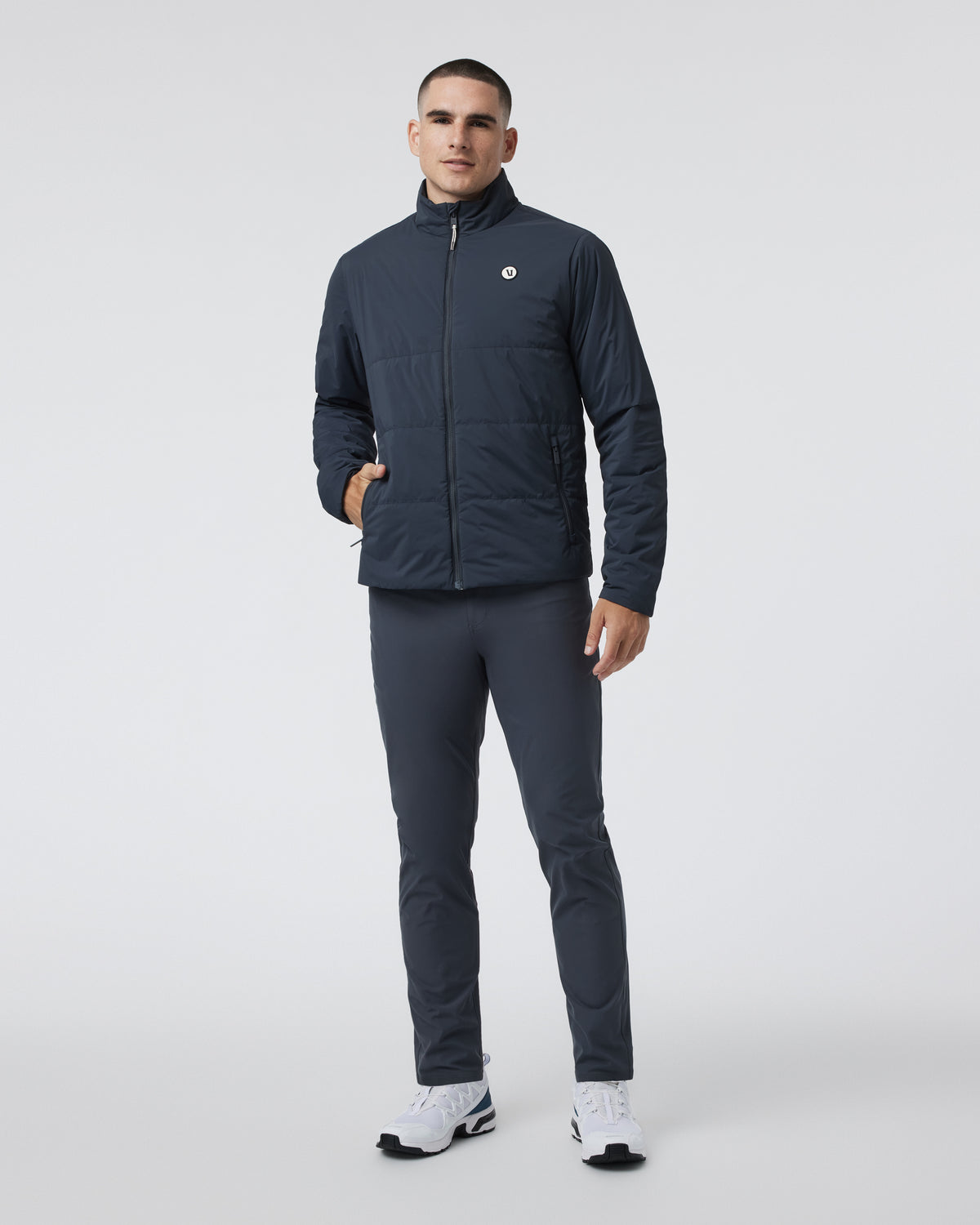 Men Vuori Echo Insulated Jacket 2.0 Navy Lightweight Jacket