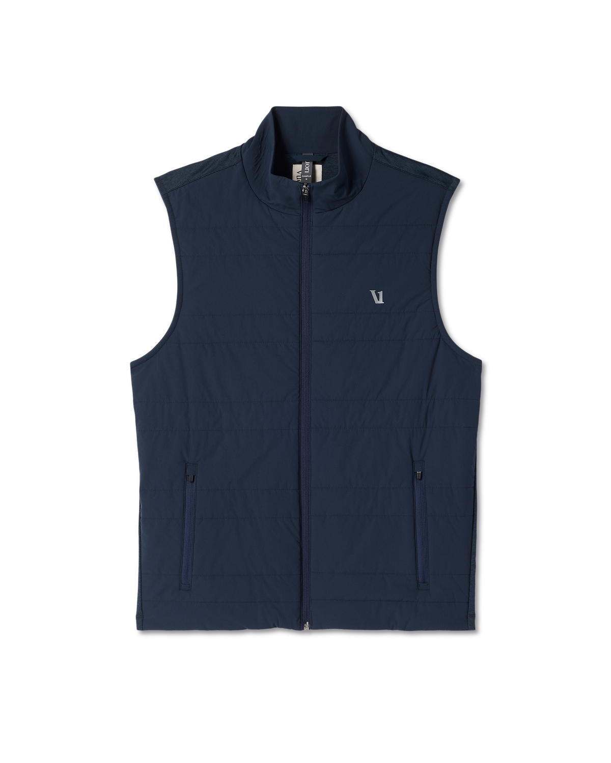 Men Vuori Sunday Insulated Hybrid Vest Ink Heather Training Vest