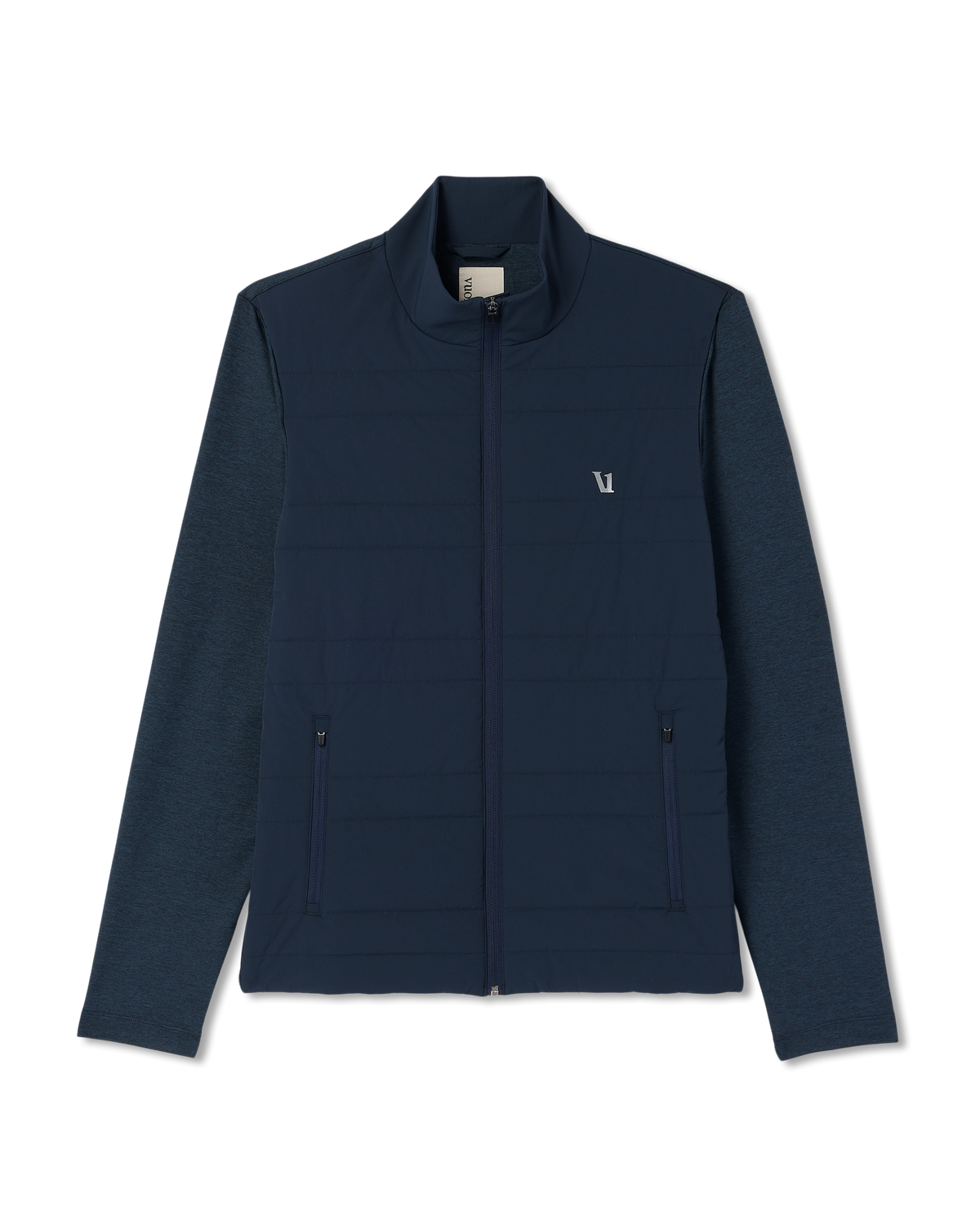 Men Vuori Sunday Insulated Hybrid Jacket Men's Ink Heather Jacket