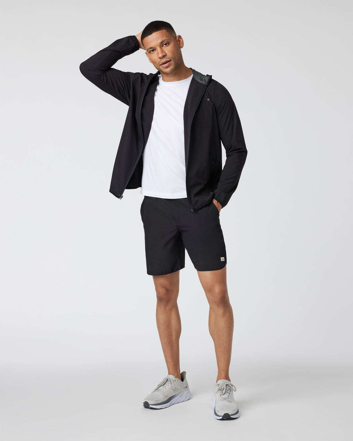 Men Vuori Outdoor Trainer Shell Men's Black Trainer Jacket