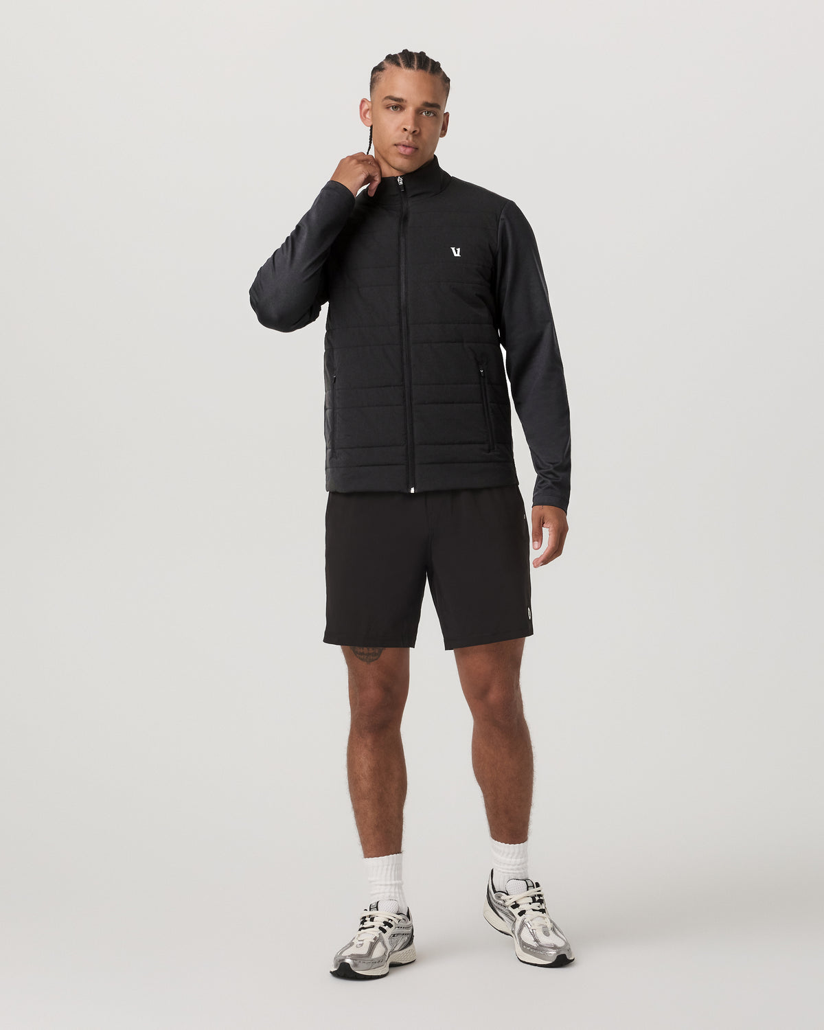 Men Vuori Sunday Insulated Hybrid Jacket Men's Black Training Jacket