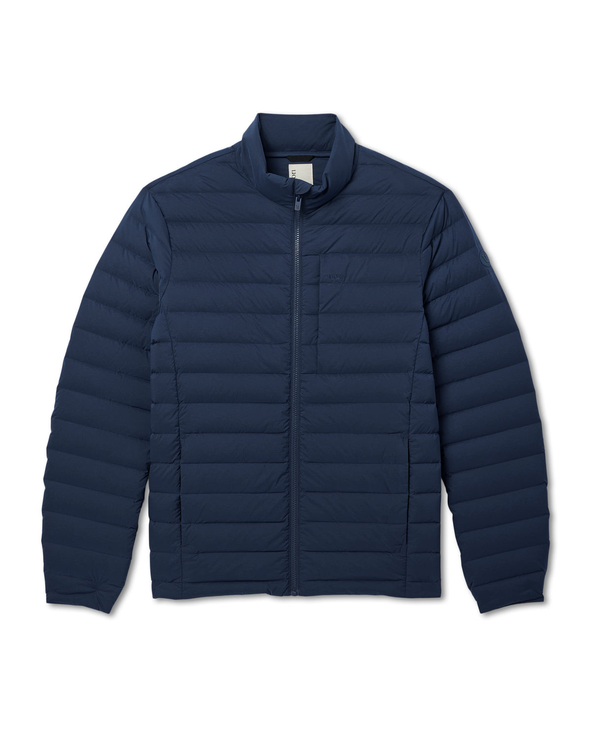 Men Vuori Men's Steadfast Insulated Full Zip Jacket Blue Coast