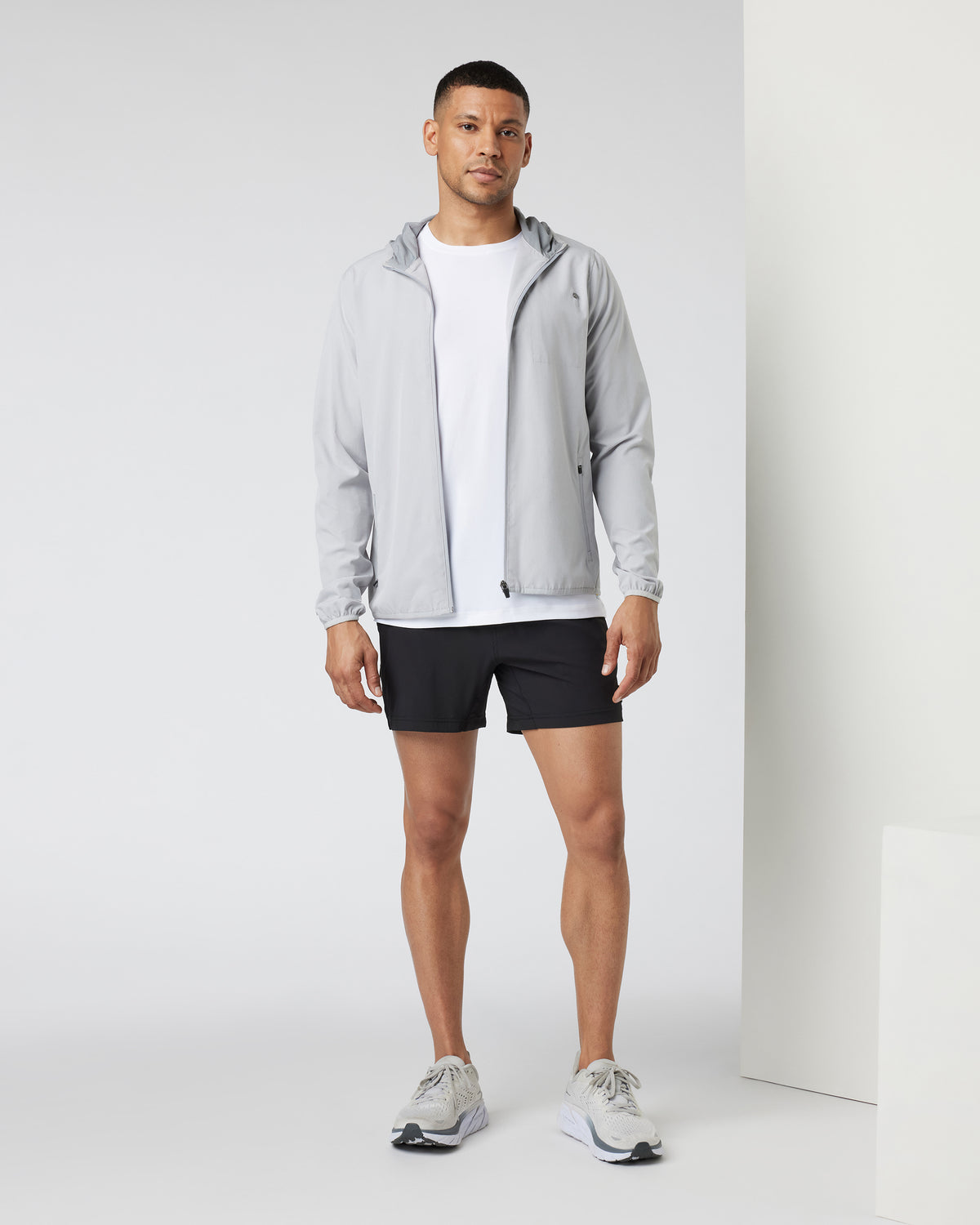 Men Vuori Outdoor Trainer Shell Platinum Linen Texture