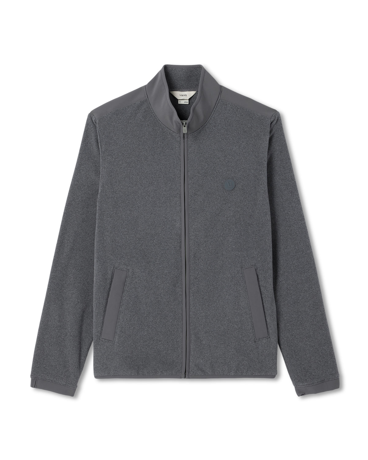 Men Vuori Aspen FZ Jacket Men's Heather Grey Full-Zip Jacket