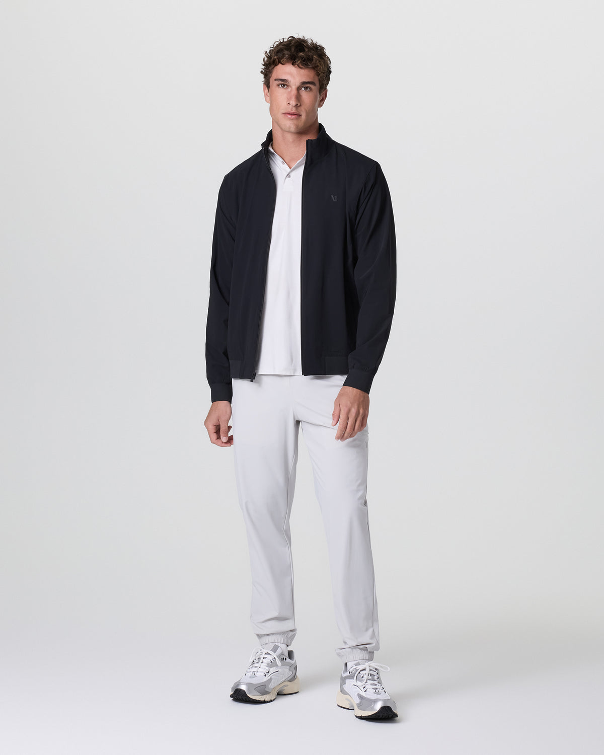 Men Vuori Fleet Jacket Men's Black Lightweight Jacket